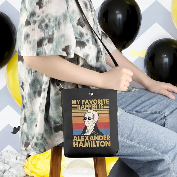 Lightweight Canvas Musical Crossbody Bag - Ideal for Daily Essentials and Gifts - Picture 6 of 6